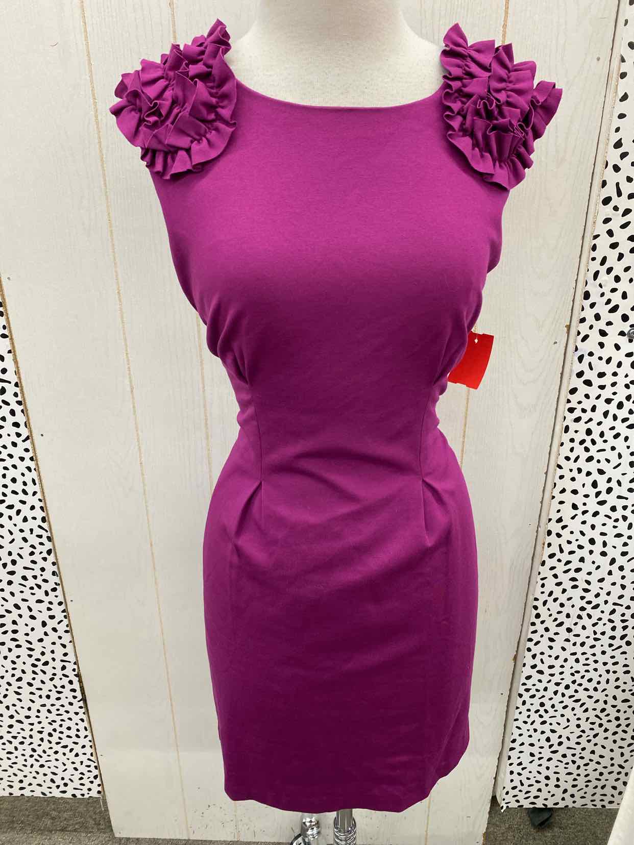 Trina Turk Purple Womens Size 10 Dress