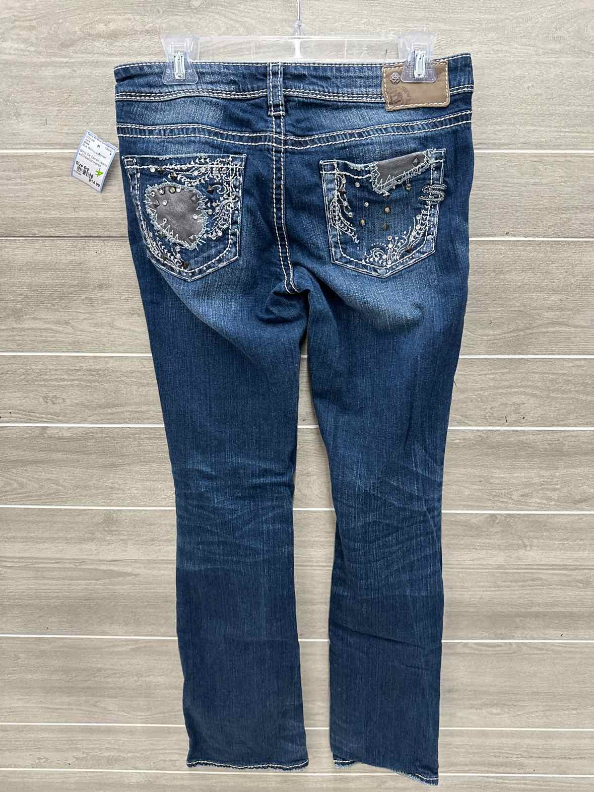 Silver Size 6/8 Blue Womens Jeans