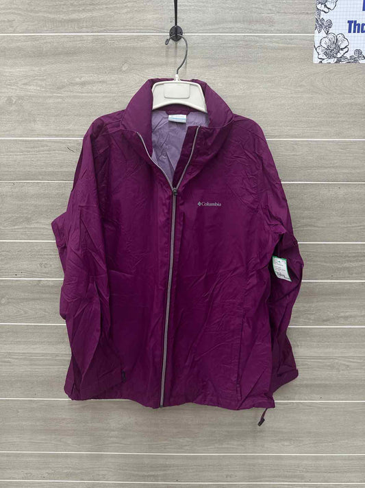 Columbia Size 1X Purple Plus Jacket (Outdoor)