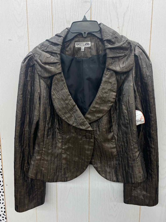 Svetlana Brown Womens Size 8 Blazer