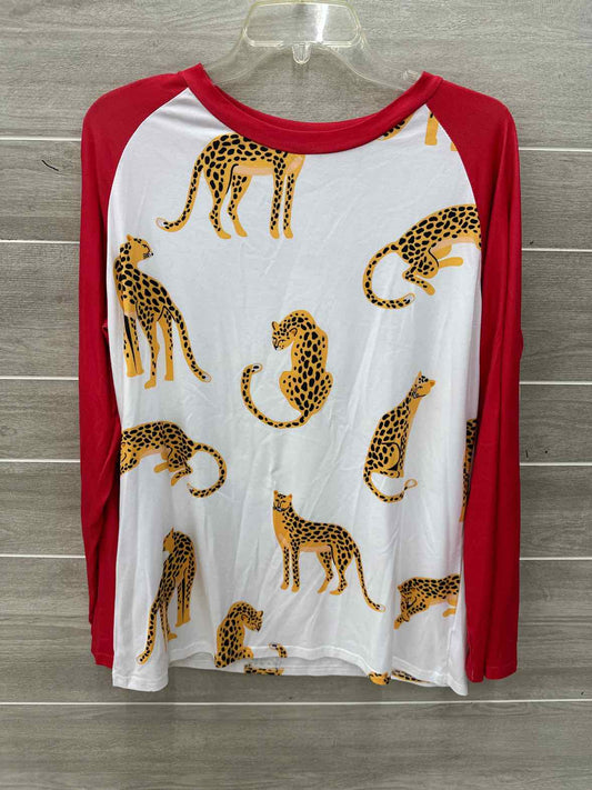 Red Womens Women Size L Shirt