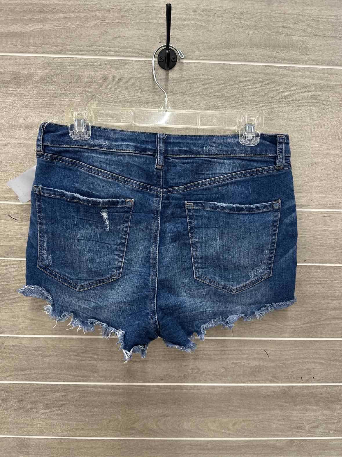 Refuge Blue Womens Women Size 8 Shorts