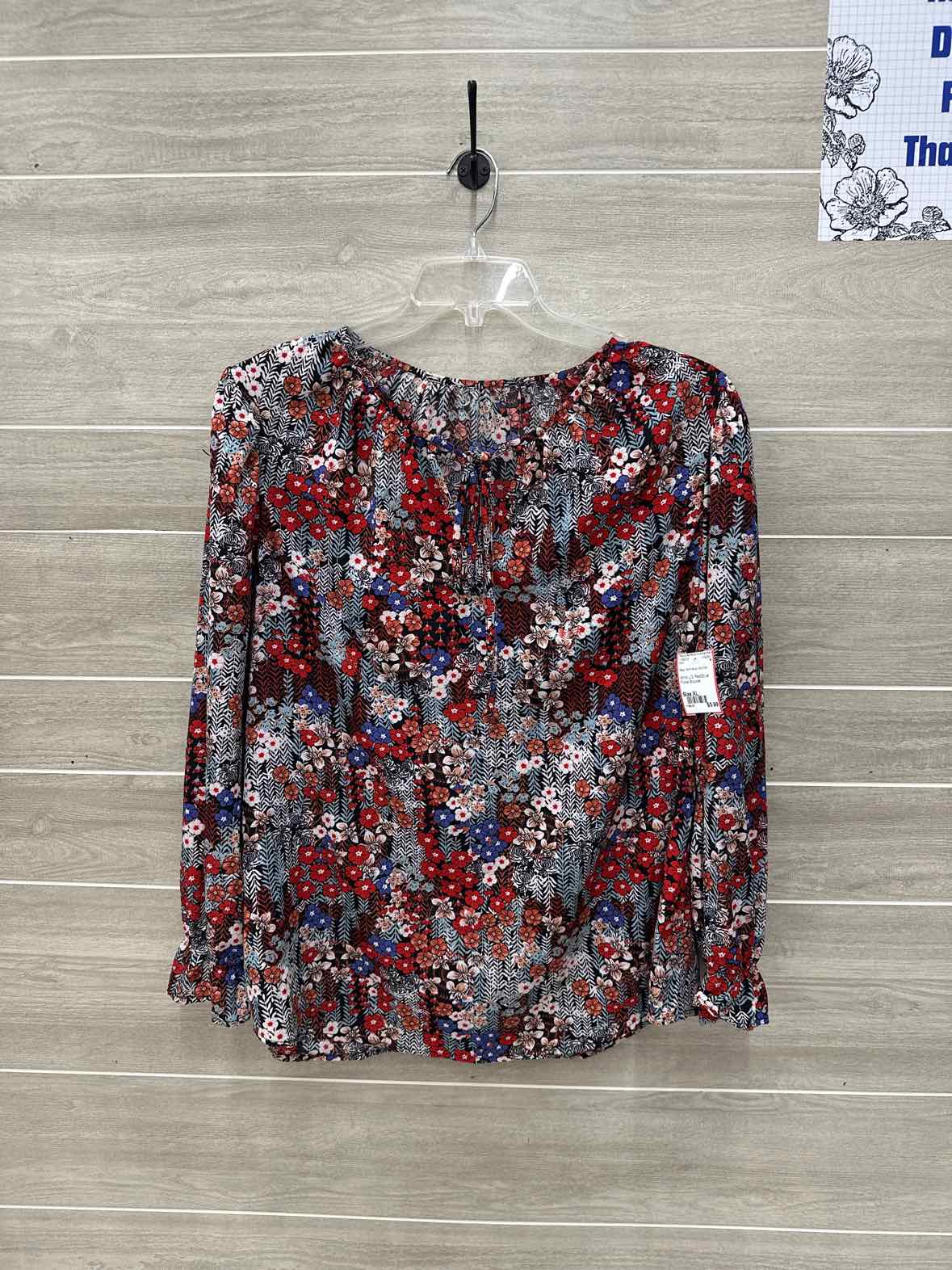Red Womens Women Size XL Shirt