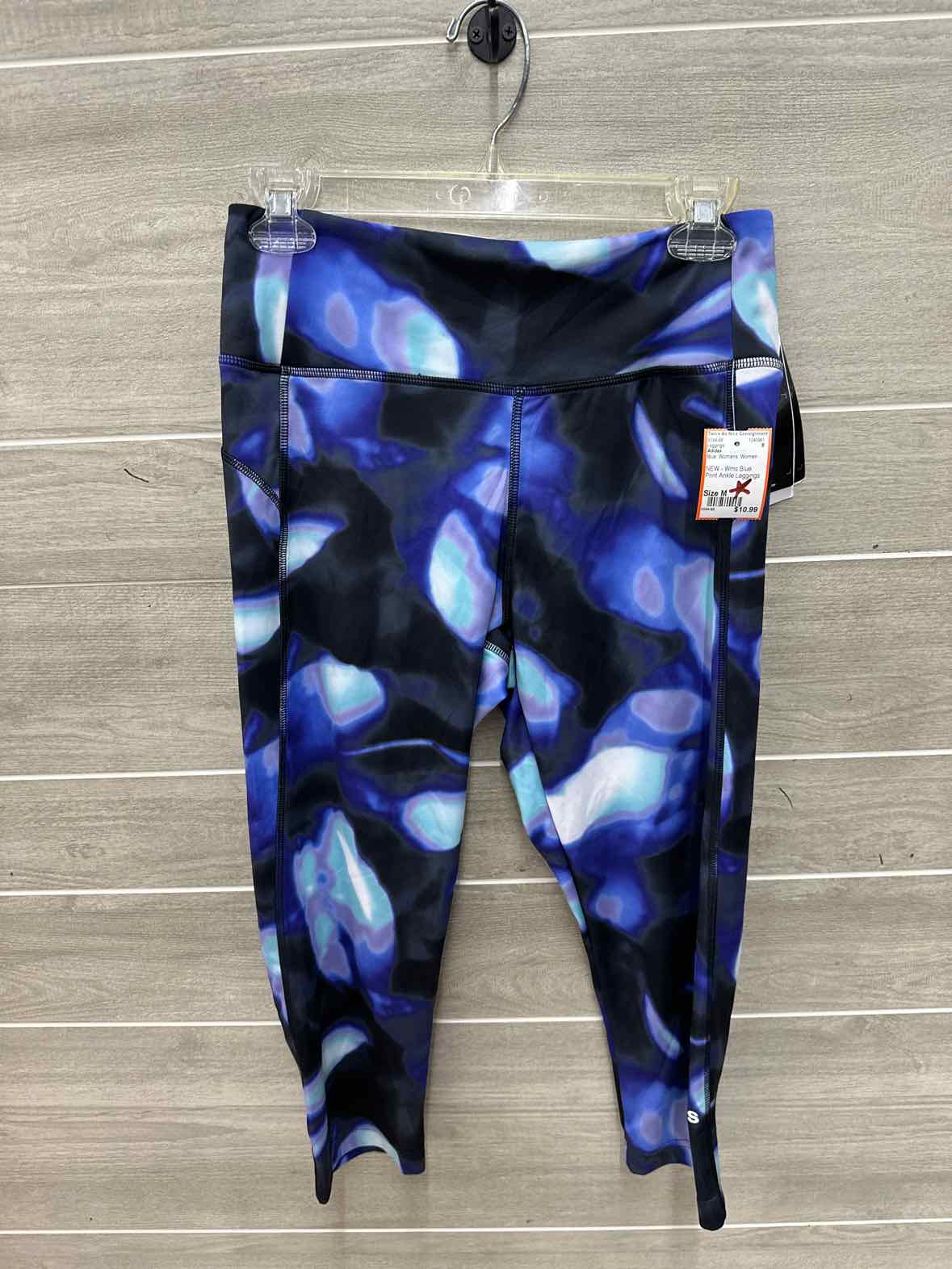 Adidas Size M Blue Womens Leggings