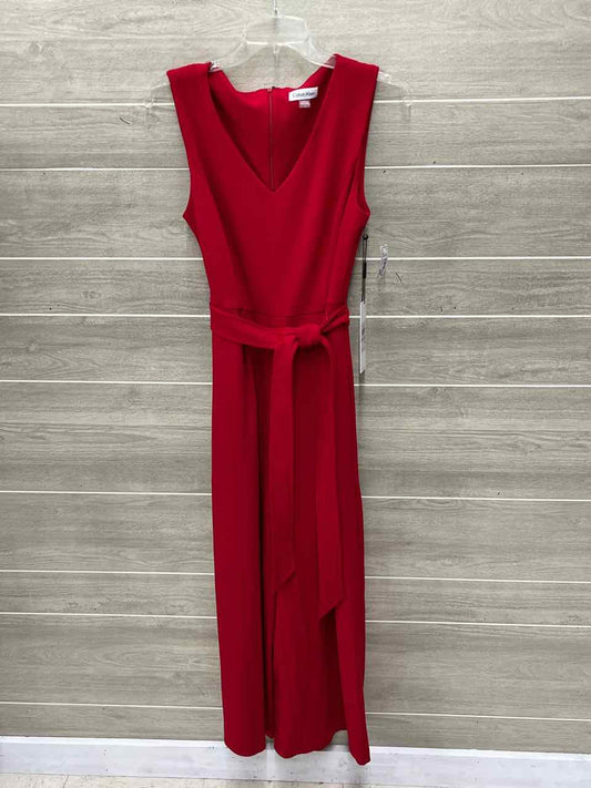Calvin Klein Size 6 Red Womens Jumper