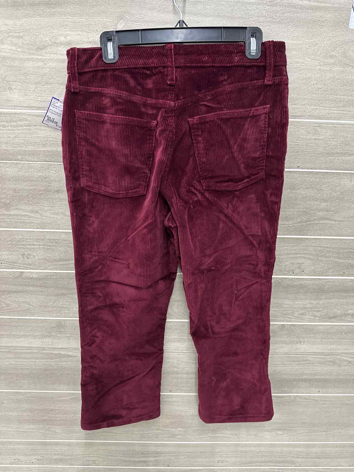 Universal Thread Size 10 Burgundy Womens Pants
