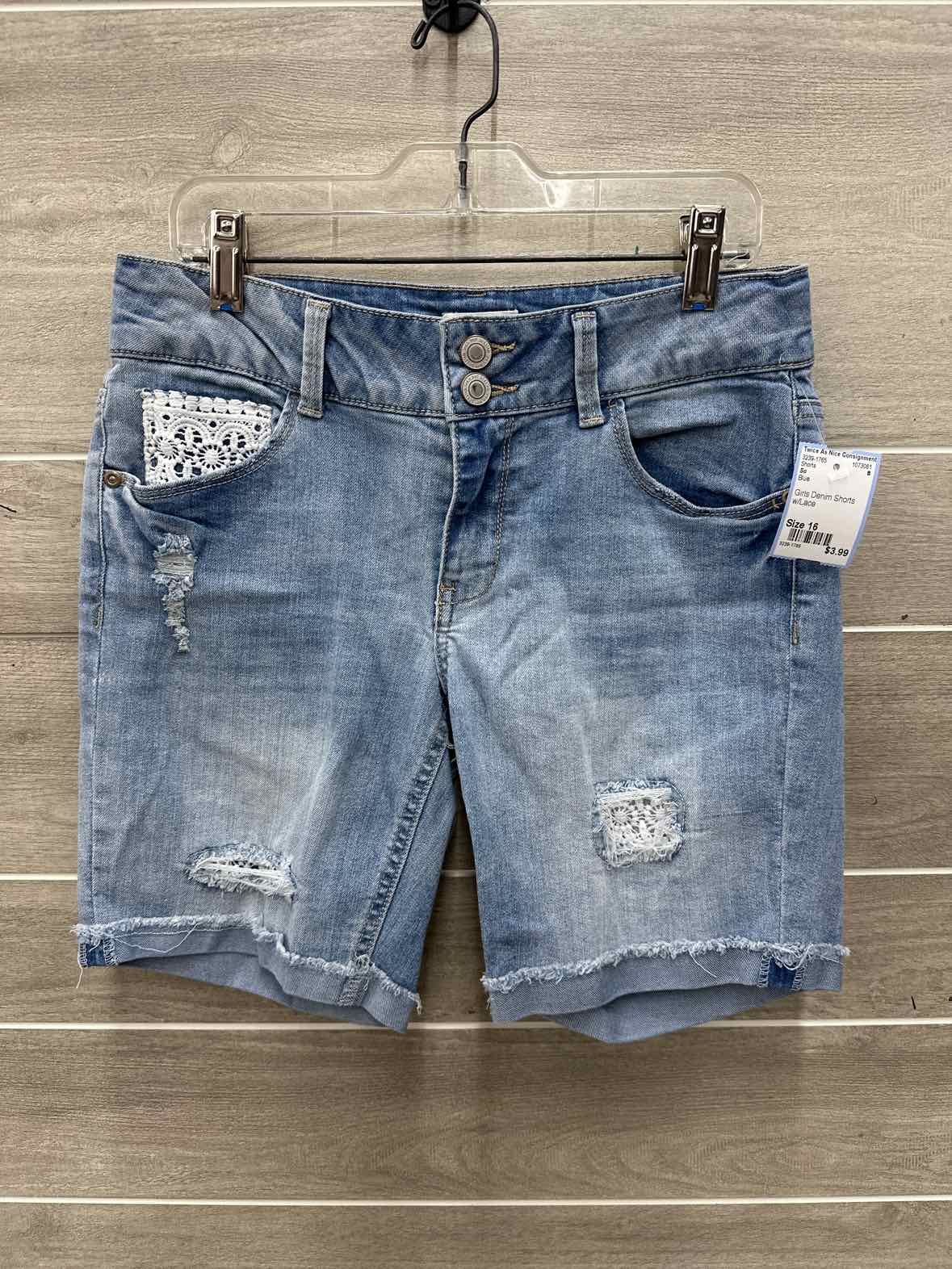 So Girls Size 16 Shorts
