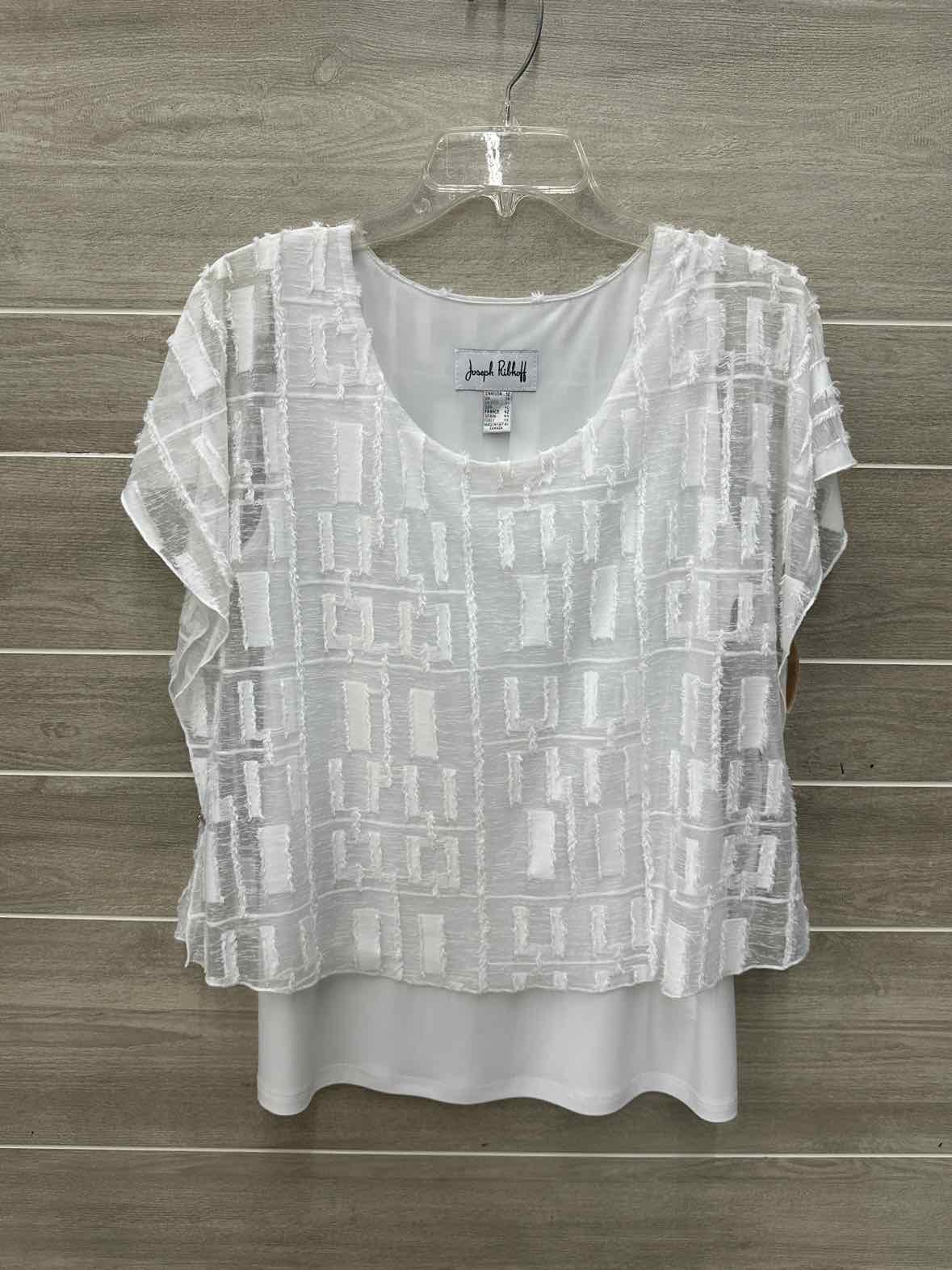 Joseph Ribkoff White Womens Size L Shirt