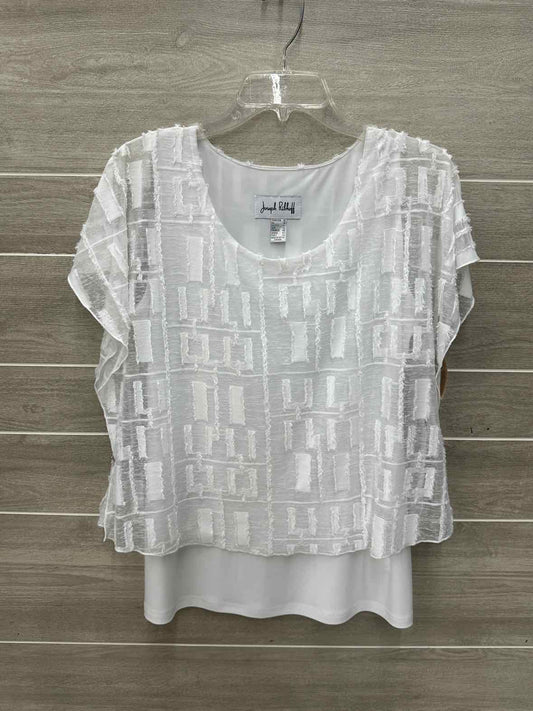 Joseph Ribkoff White Womens Size L Shirt