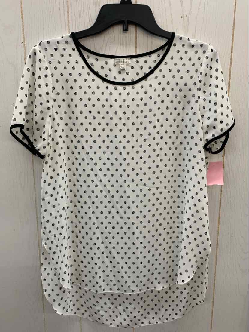 Spense White Womens Size M Shirt