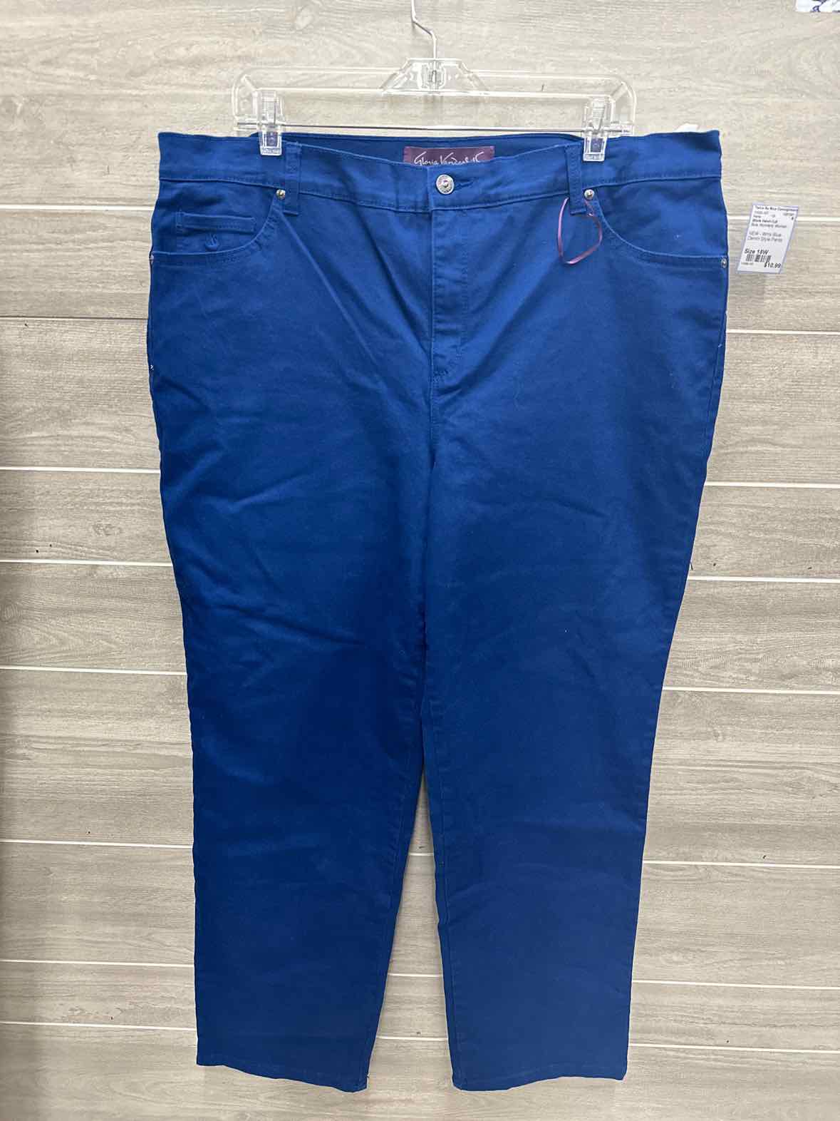 Gloria Vanderbilt Size 18W Blue Womens Pants