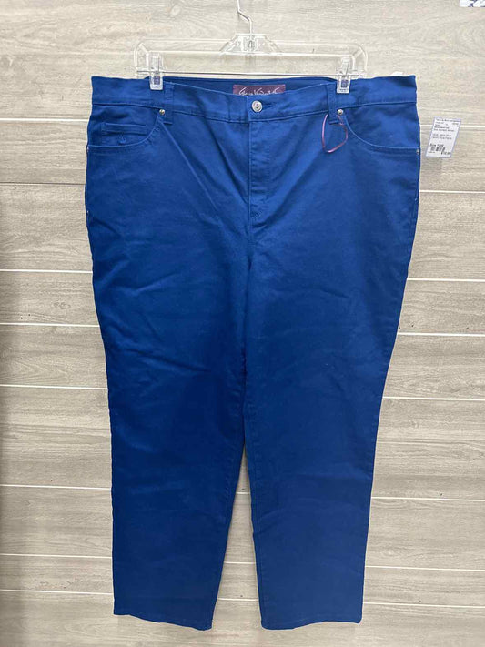 Gloria Vanderbilt Size 18W Blue Womens Pants