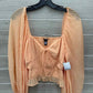 Express Size L Orange Womens Shirt