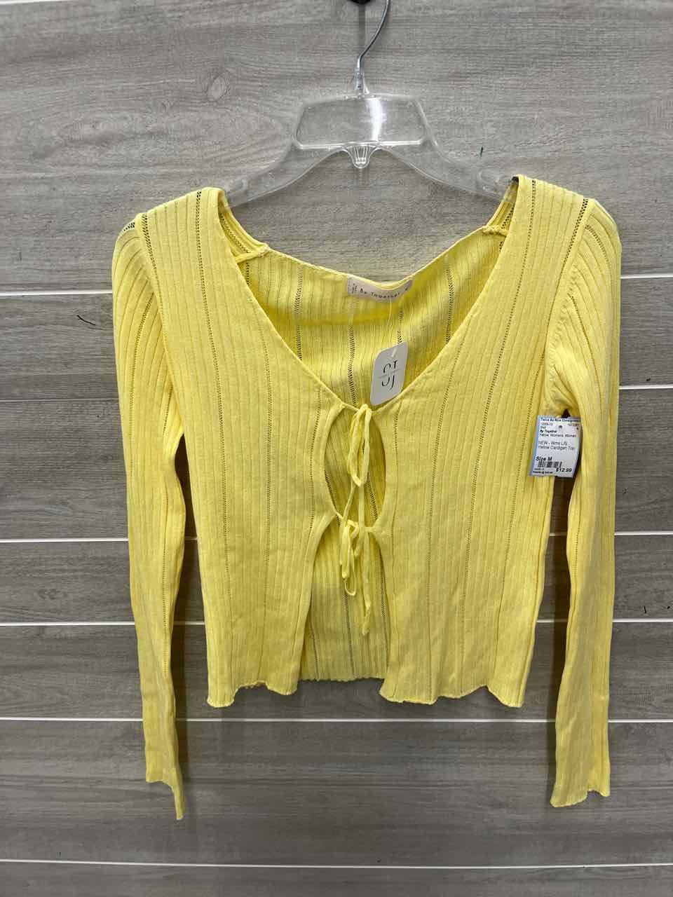 By Together Size M Yellow Womens Shirt