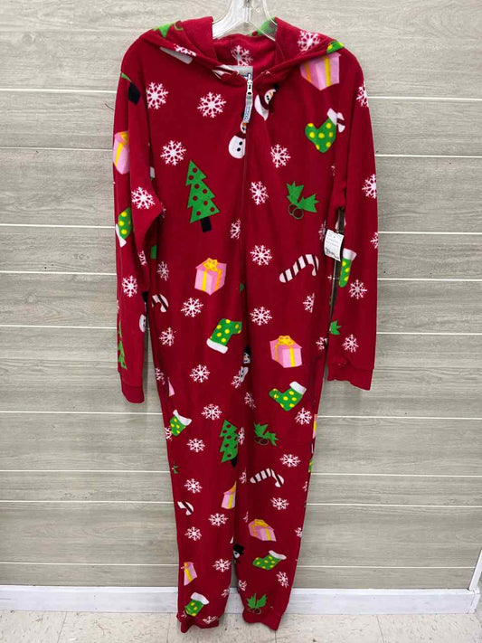 Size L Red Womens Pajamas