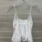 Free People Size M White Junior Tank Top