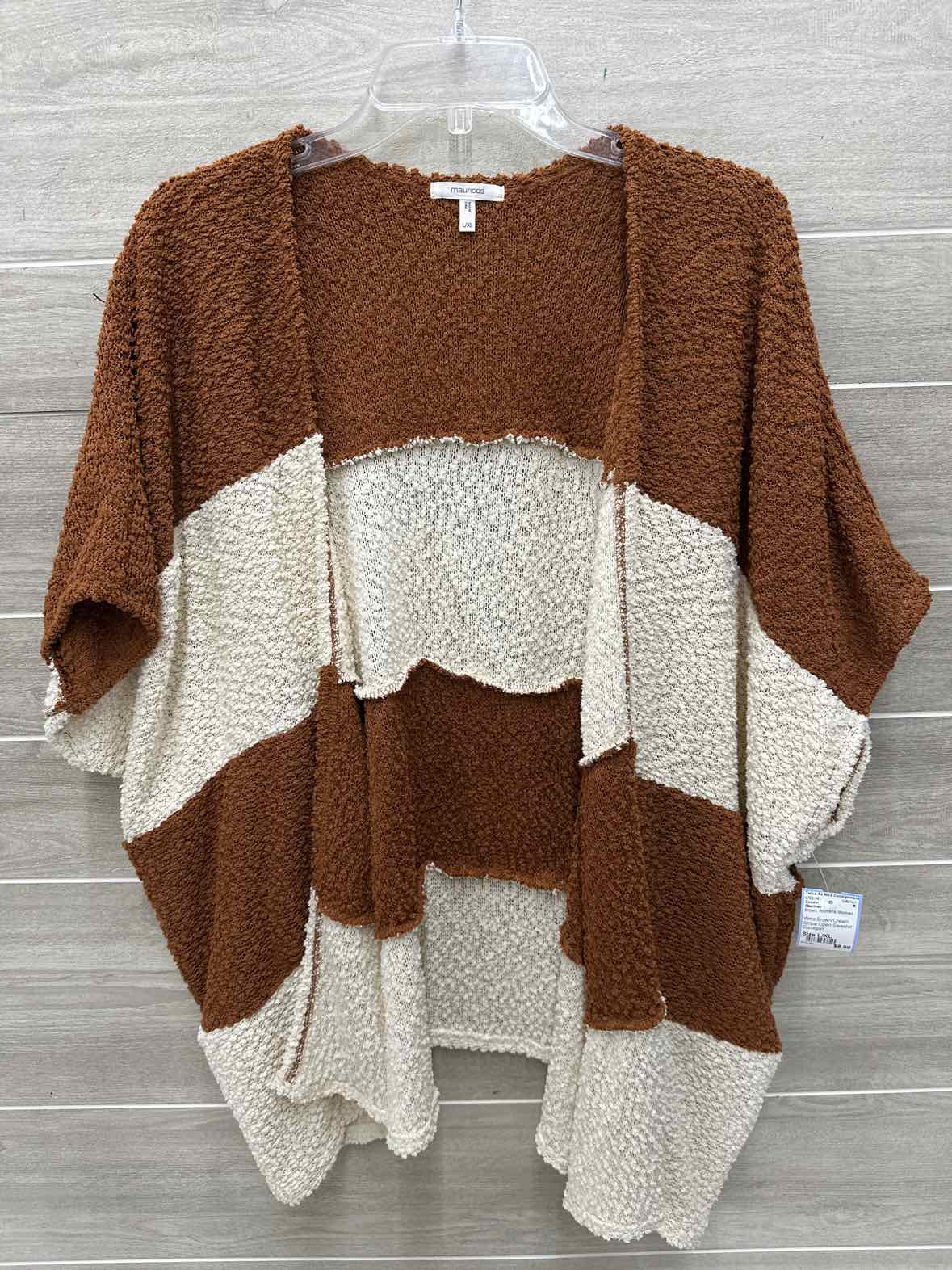Maurices Size L/XL Brown Womens Sweater