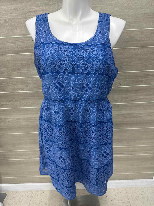 ELLE Blue Womens Women Size XXL Dress