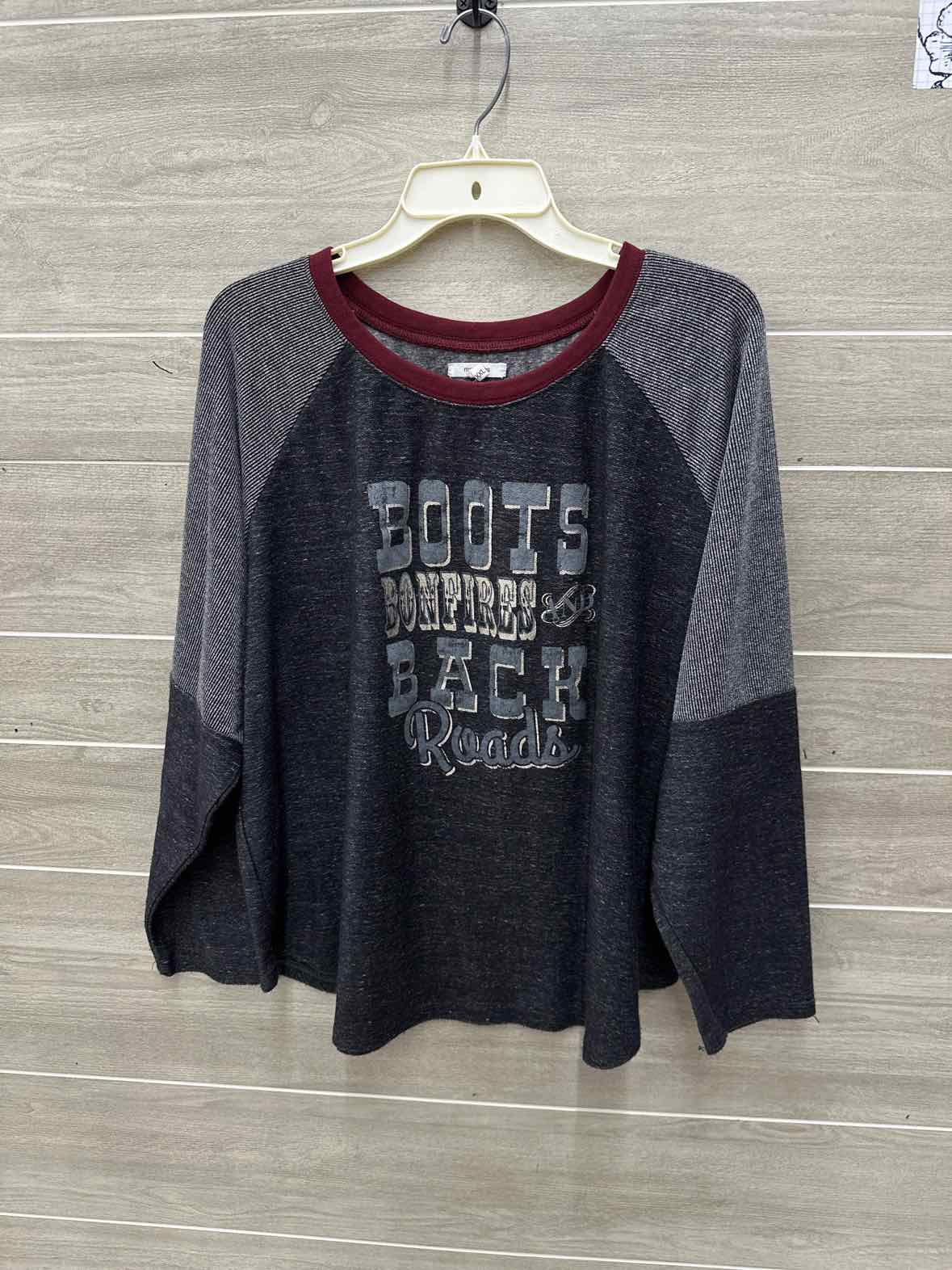 Maurices Size XXL Gray Womens Sweatshirt