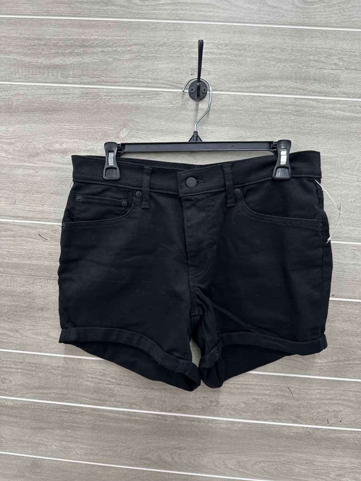 Levis Size 10 Black Womens Shorts