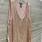 Nieman Marcus Size S Gold Womens Tank Top