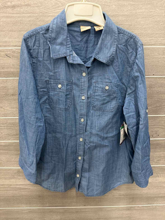 Covington Blue Womens Size Small Shirt