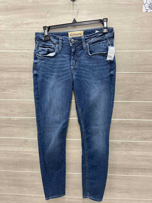 Silver Size 6 Blue Womens Jeans