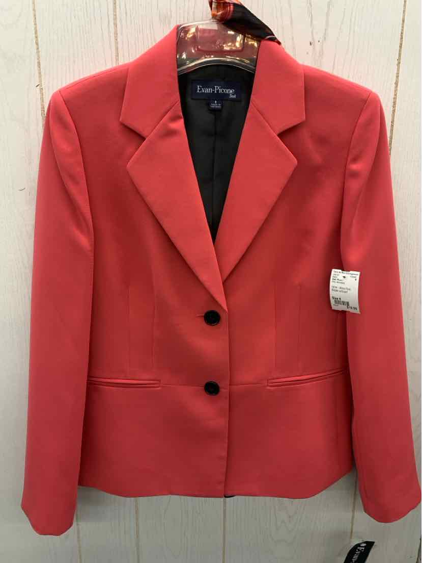 Evan Picone Pink Womens Size 8 Blazer