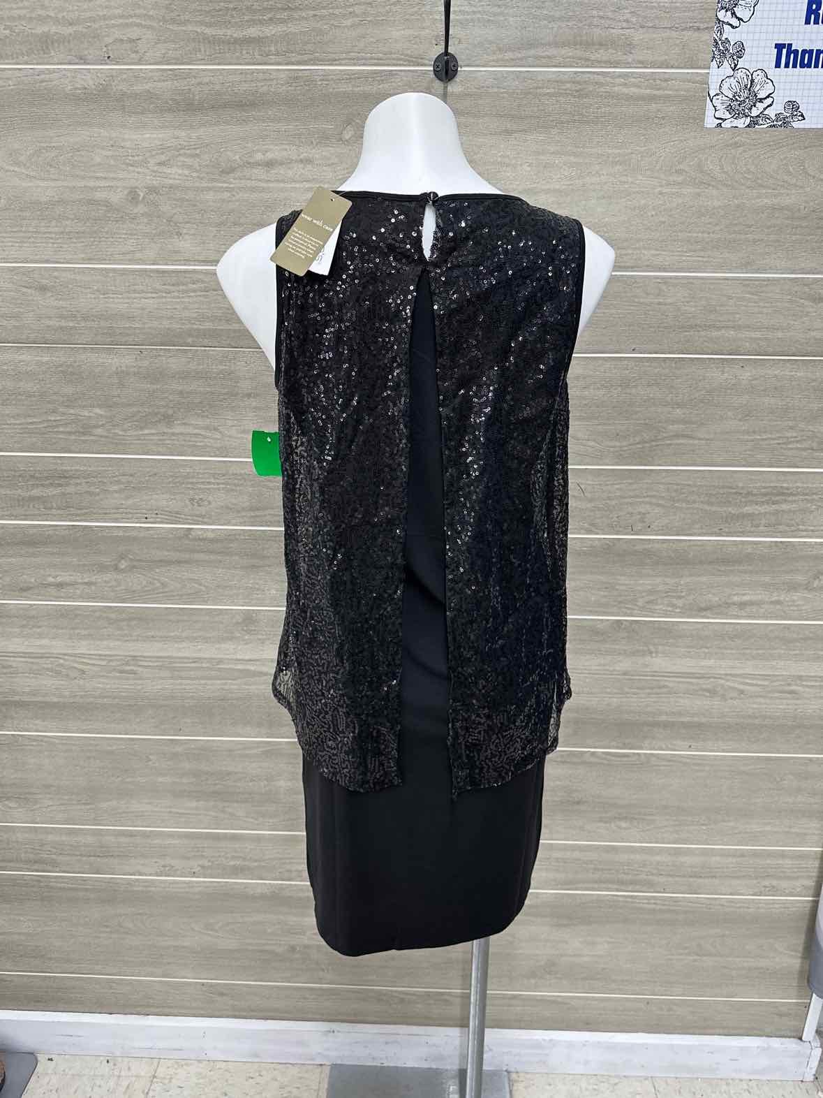 Chico's Size 6 Black Womens Dress