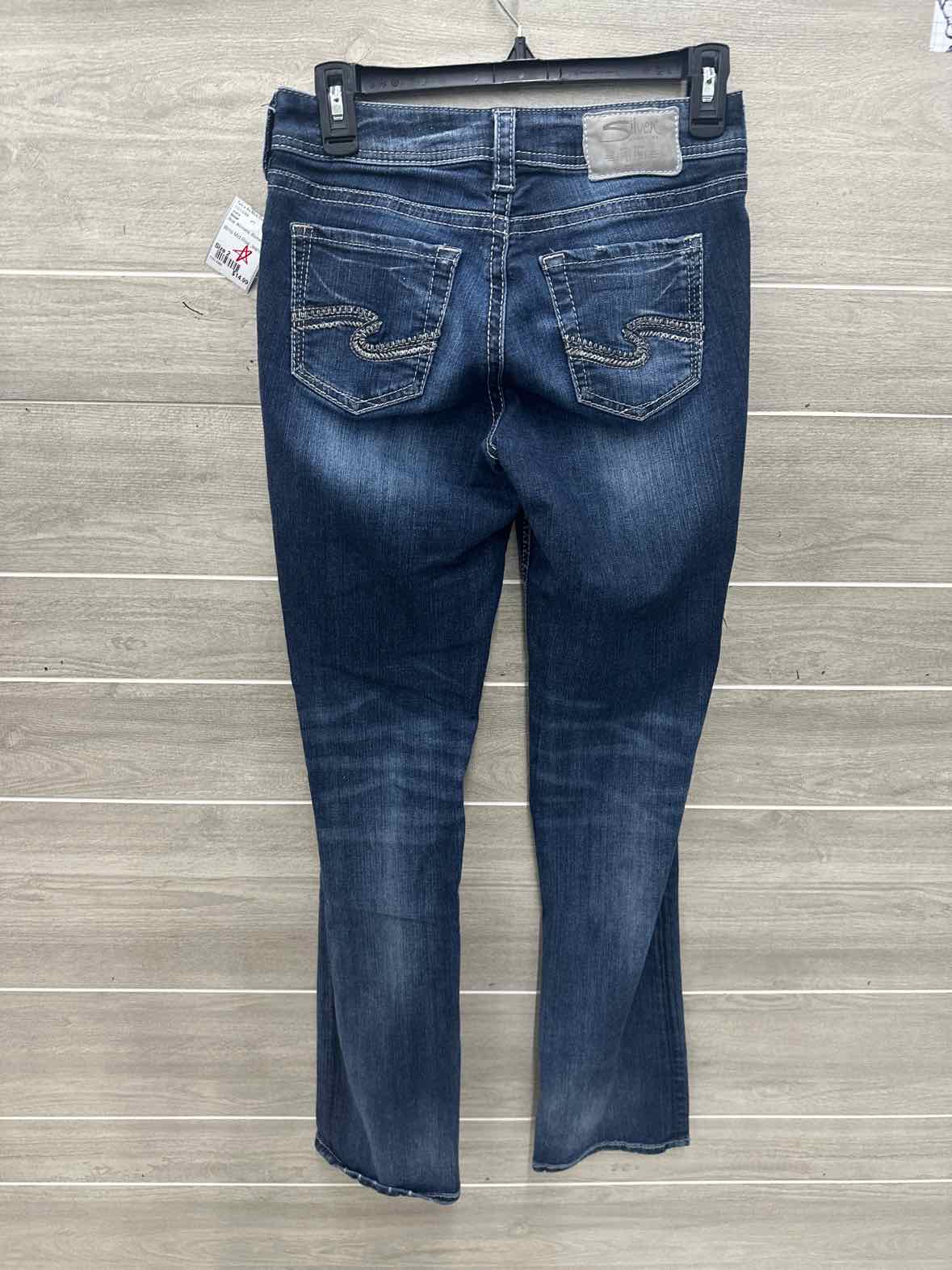 Silver Size 2 Blue Womens Jeans