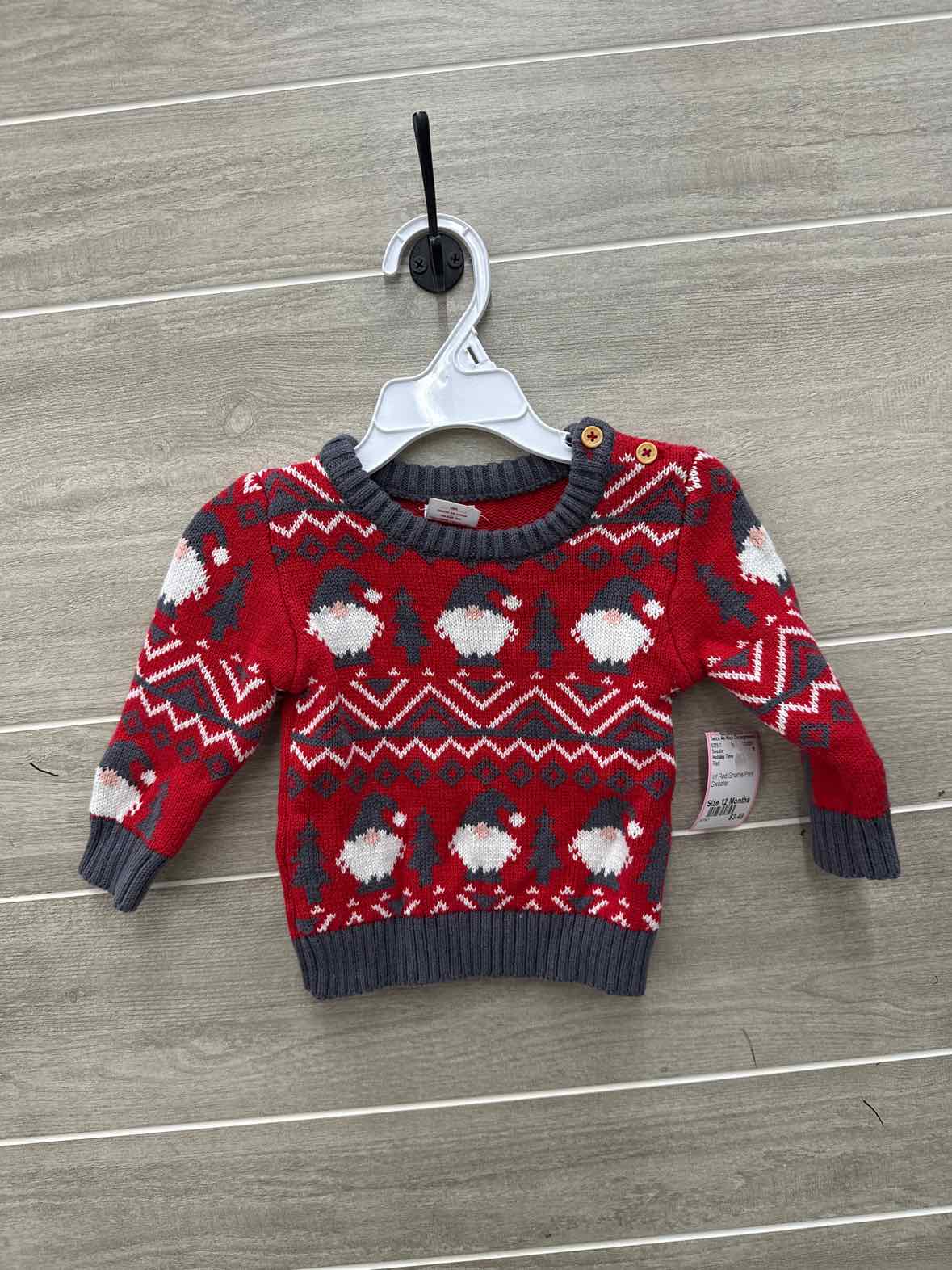 Holiday Time Infant 12 Months Sweater