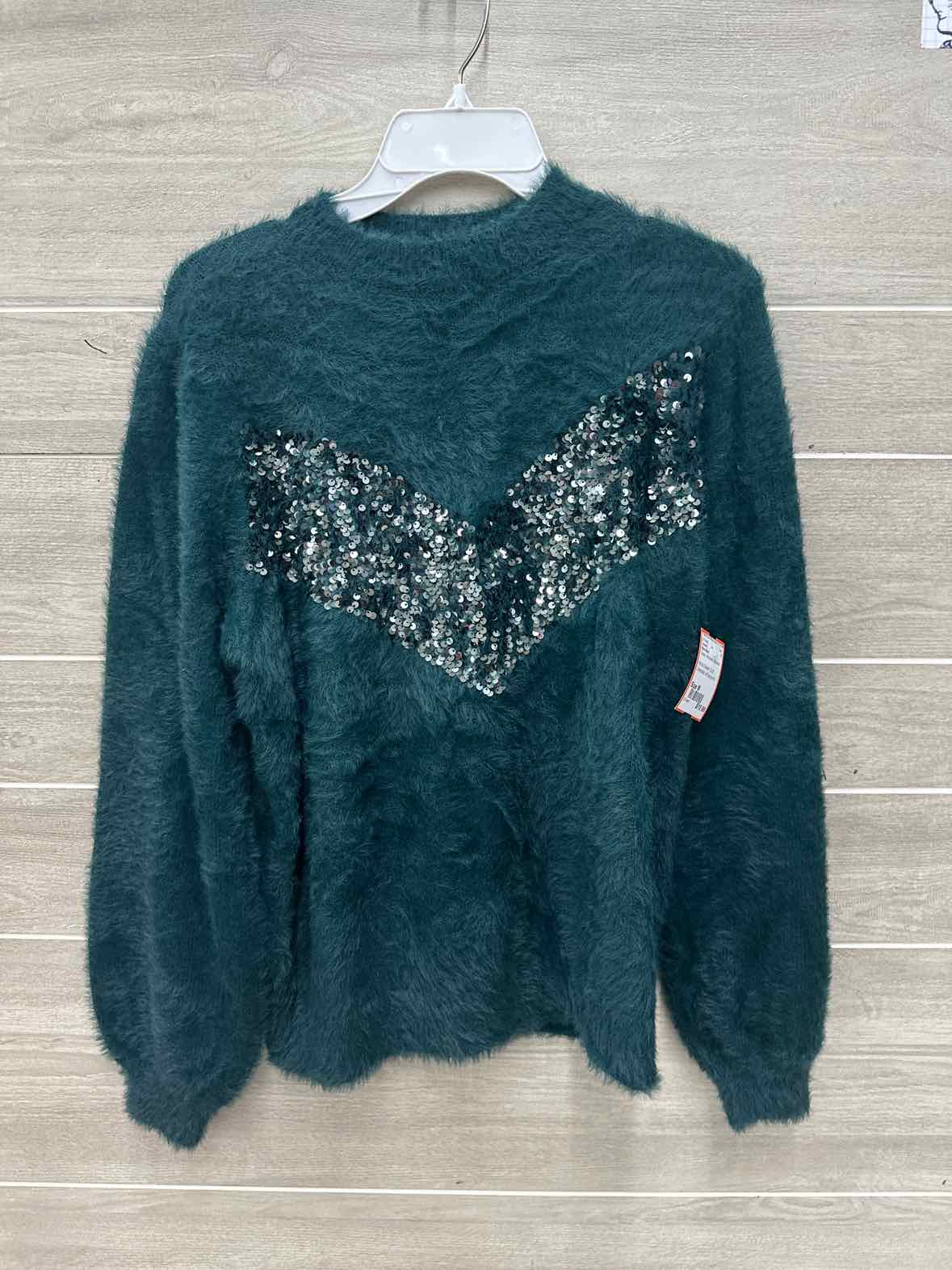 Nine West Size M Green Womens Sweater