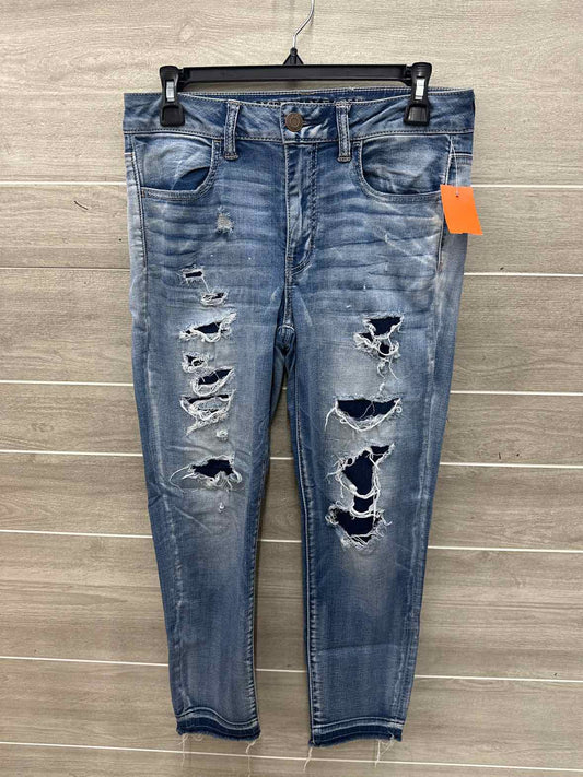 American Eagle Size 6 Long Blue Womens Jeans