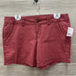 Maurices Size 10 Red Womens Shorts
