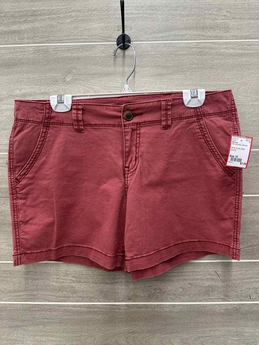 Maurices Size 10 Red Womens Shorts