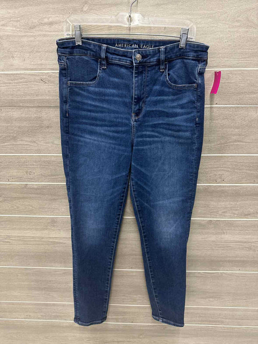 American Eagle Size 14 Blue Womens Jeans
