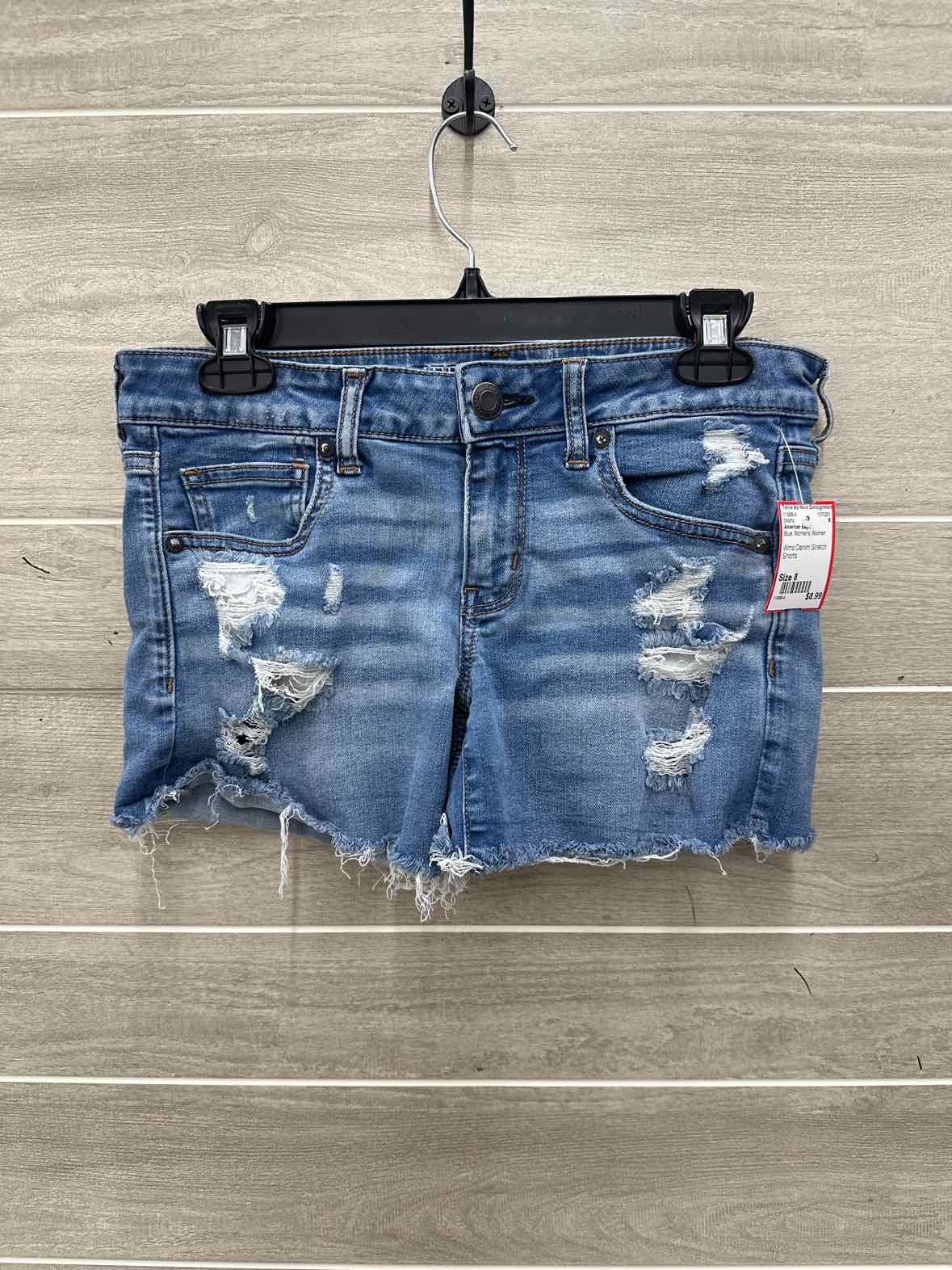 American Eagle Size 8 Blue Womens Shorts