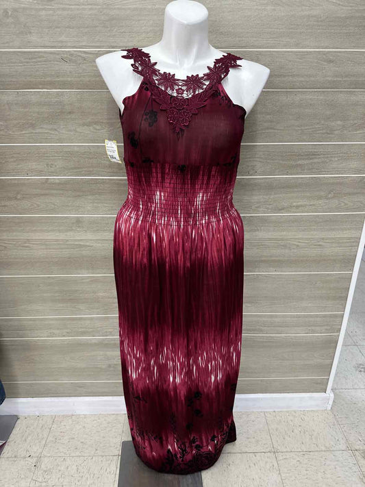 Burgundy Womens Size 6/8 Dress