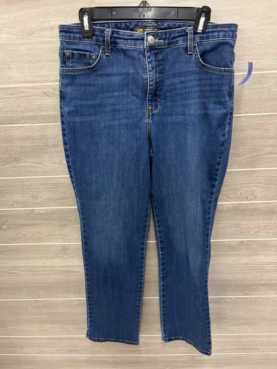 Lee Size 12 Short Blue Petite Jeans
