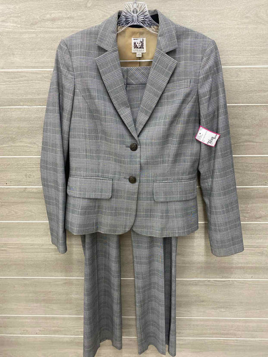Anne Klein Gray Womens Size 2 Pant Set