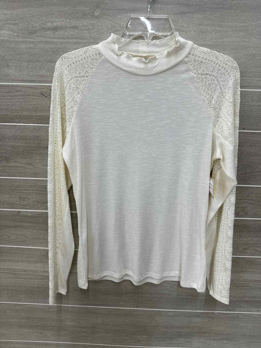 Maurices Cream Womens Women Size L Sweatshirt