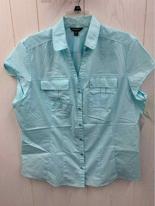 George Blue Womens Size 20 Shirt