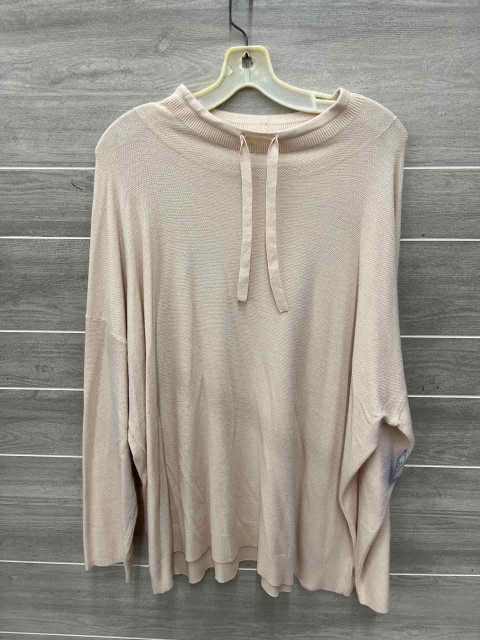 Ava & Viv Size 3X Beige Plus Sweater
