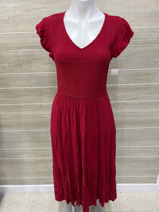 Size 8 Red Womens Dress