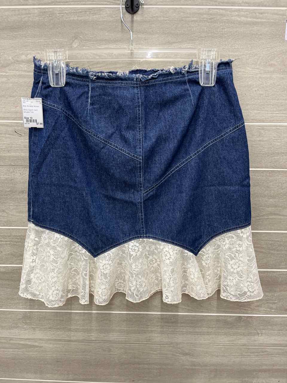 Size 10 Blue Womens Skirt