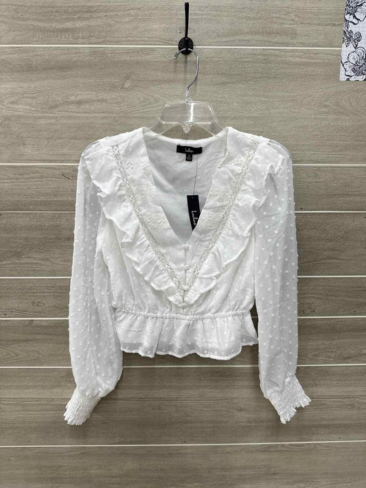 LULU'S Size M White Womens Shirt