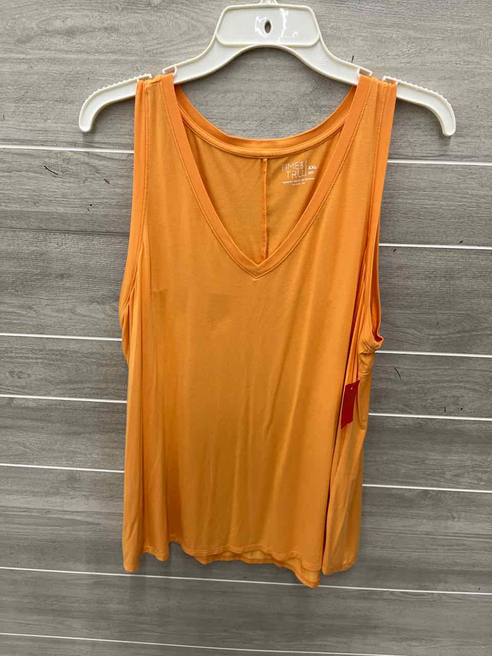 Time & Tru Size 20 Orange Plus Tank Top