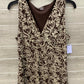 ANA Brown Womens Size L Tank Top