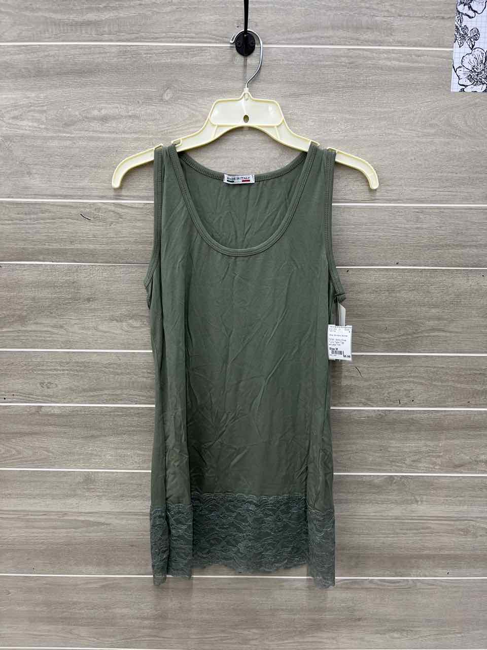 Olive Womens Women Size M Tank Top