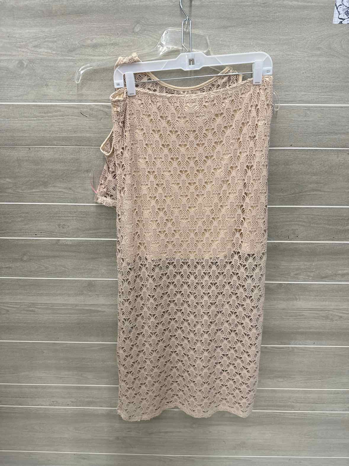 Shein Size 8 Tan Womens Skirt Set